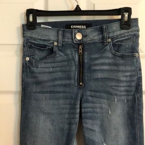 Express ankle high rise jeans